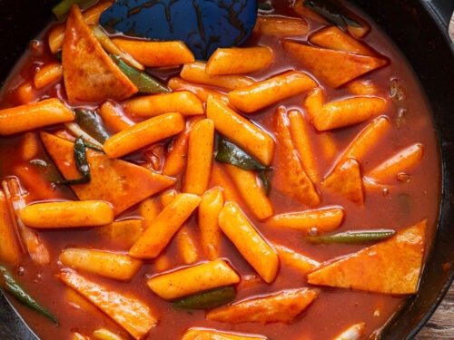 Street-food tteokbokki